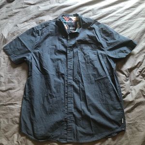 Slate Blue Short Sleeve Prana Button Down